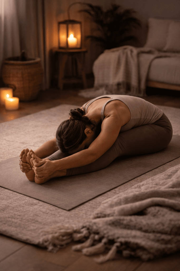 Sitzende Vorbeuge (Paschimottanasana)